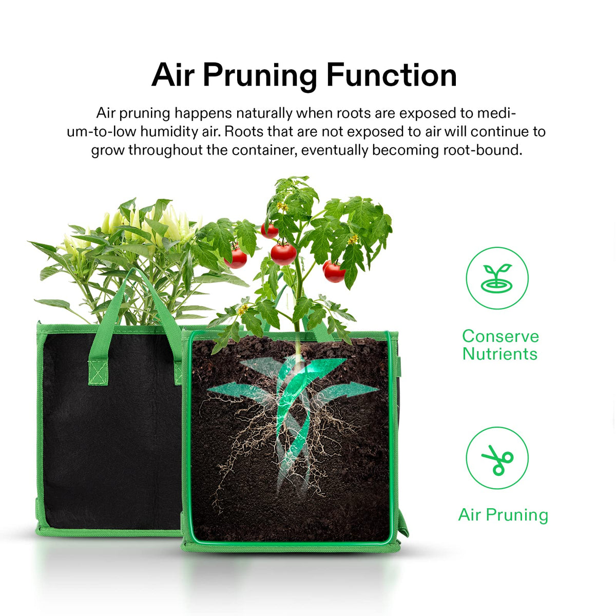 VIVOSUN modular bags suited for versatile indoor and outdoor gardening.