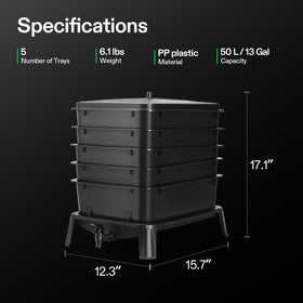Waste to compost journey with VIVOSUN system for cleaner use