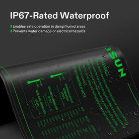 VIVOSUN waterproof surface closeup for easy cleaning and safety.