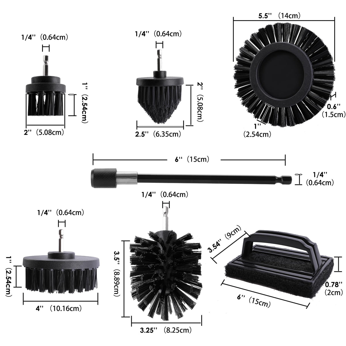Vizava ultra stiff brush heads tackle stubborn residue on stainless grills