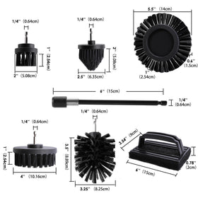 Vizava ultra stiff brush heads tackle stubborn residue on stainless grills