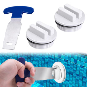 Vizava winter pool plug 1.5-inch threaded with O-ring for tight seals.