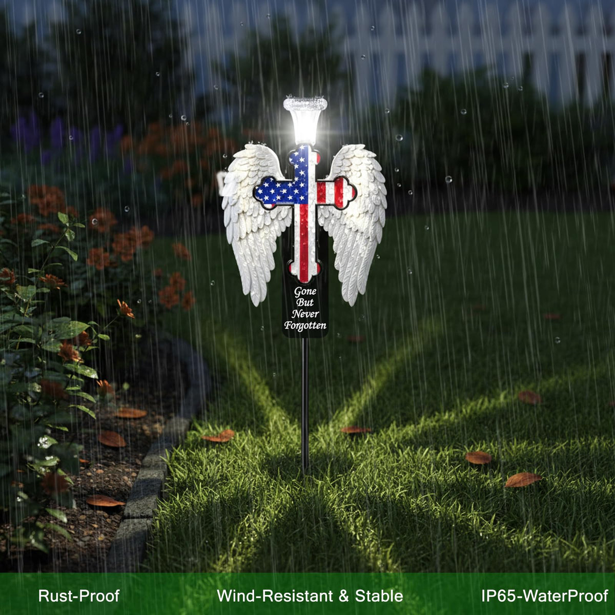 VKEVOC Easy Ground Stake Installation ensures secure upright display.