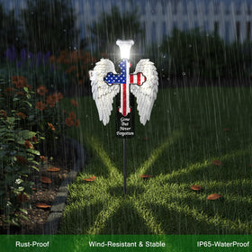 VKEVOC Easy Ground Stake Installation ensures secure upright display.