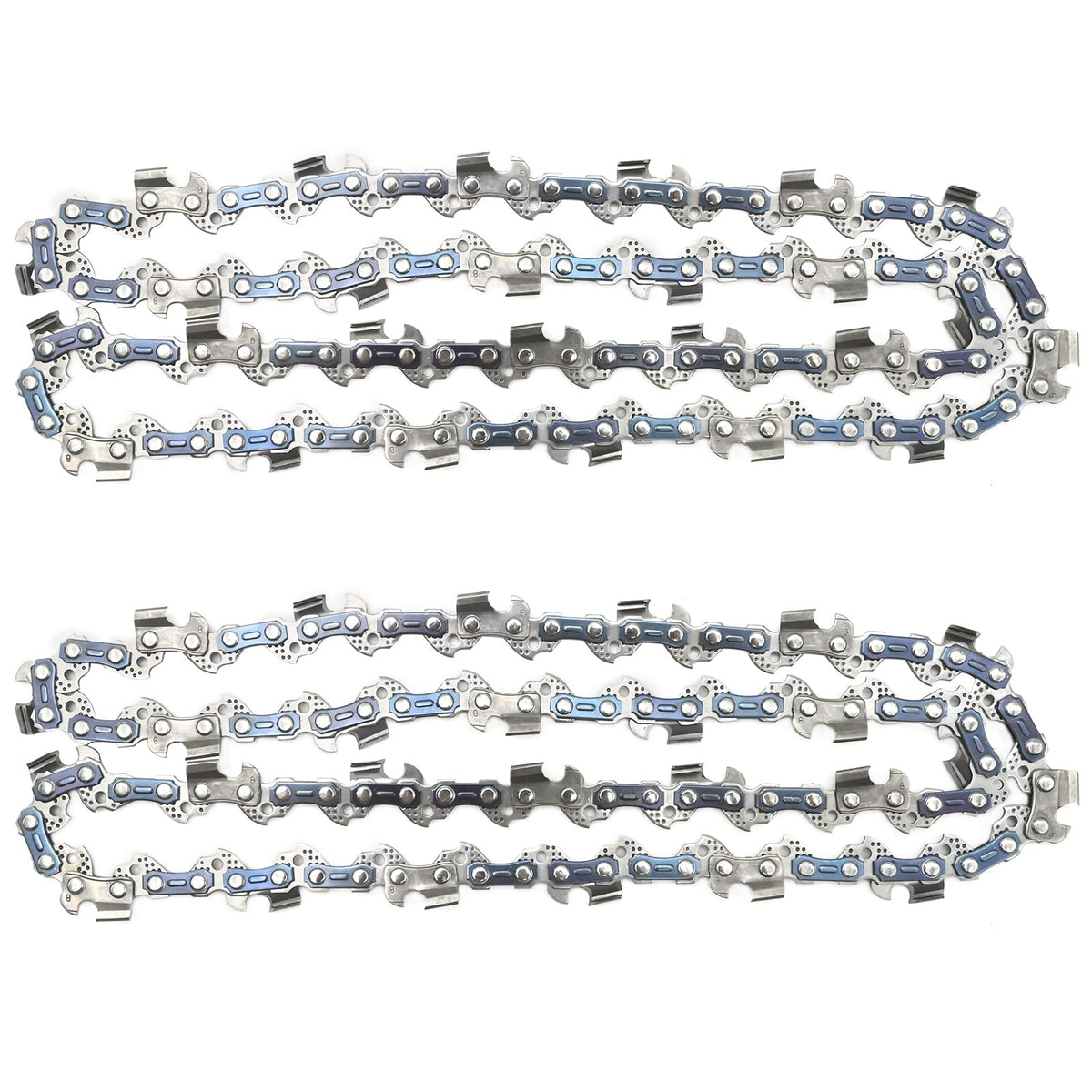 Vkinman 14-inch chain close-up showing 3/8 LP 0.050 inch with 52DL links