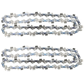 Vkinman 14-inch chain close-up showing 3/8 LP 0.050 inch with 52DL links