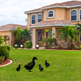 Vkinman outdoor duck statue accents patios and lawns with charm.