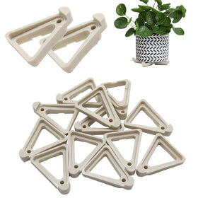 Vkinman plant pot feet with sturdy PP material for outdoor durability.