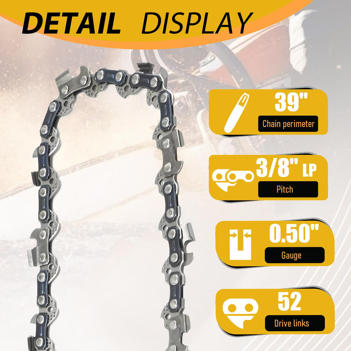 Vkinman two-pack packaging for 14-inch chains