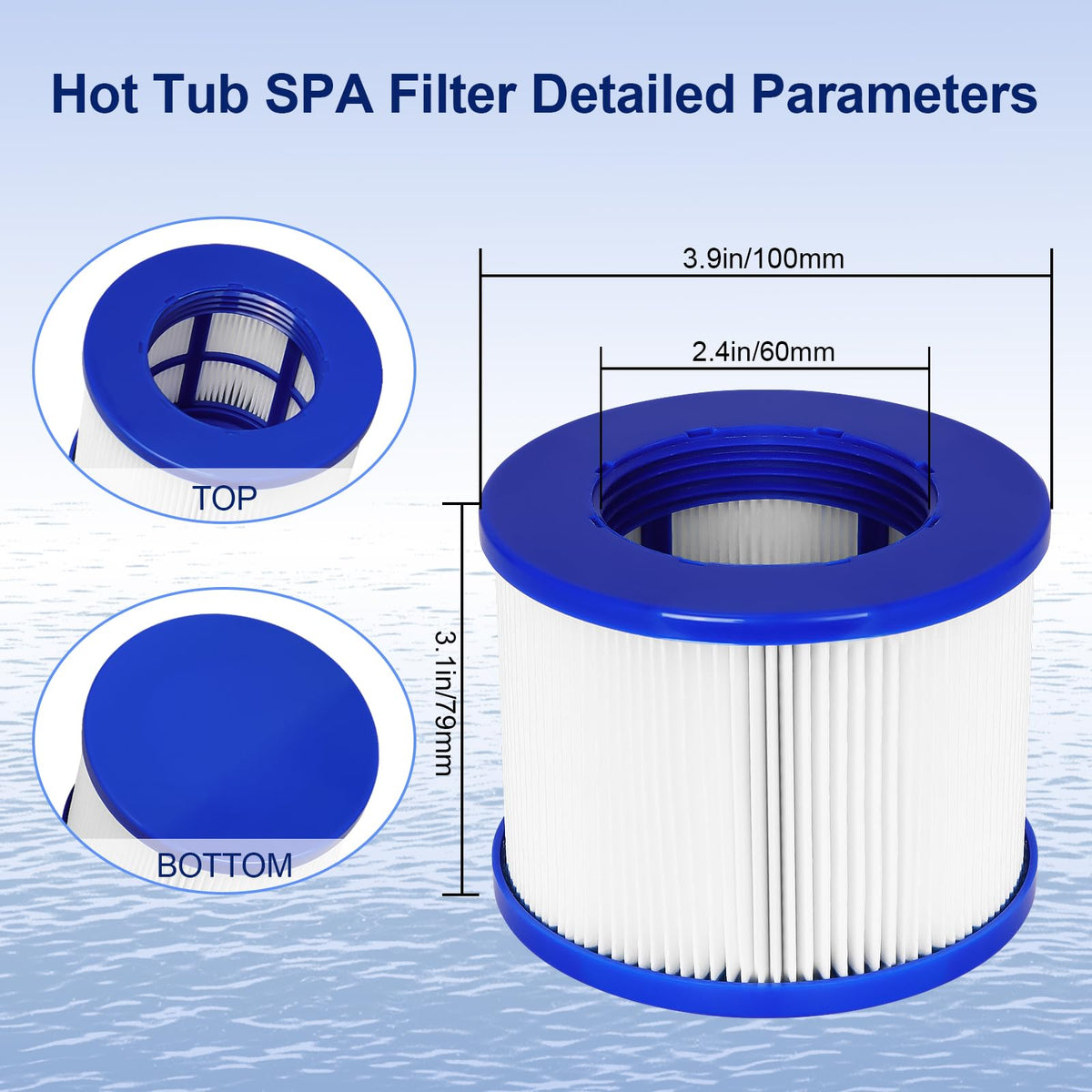 Vkolim trilobal fabric technology close-up showing enhanced filtration and flow