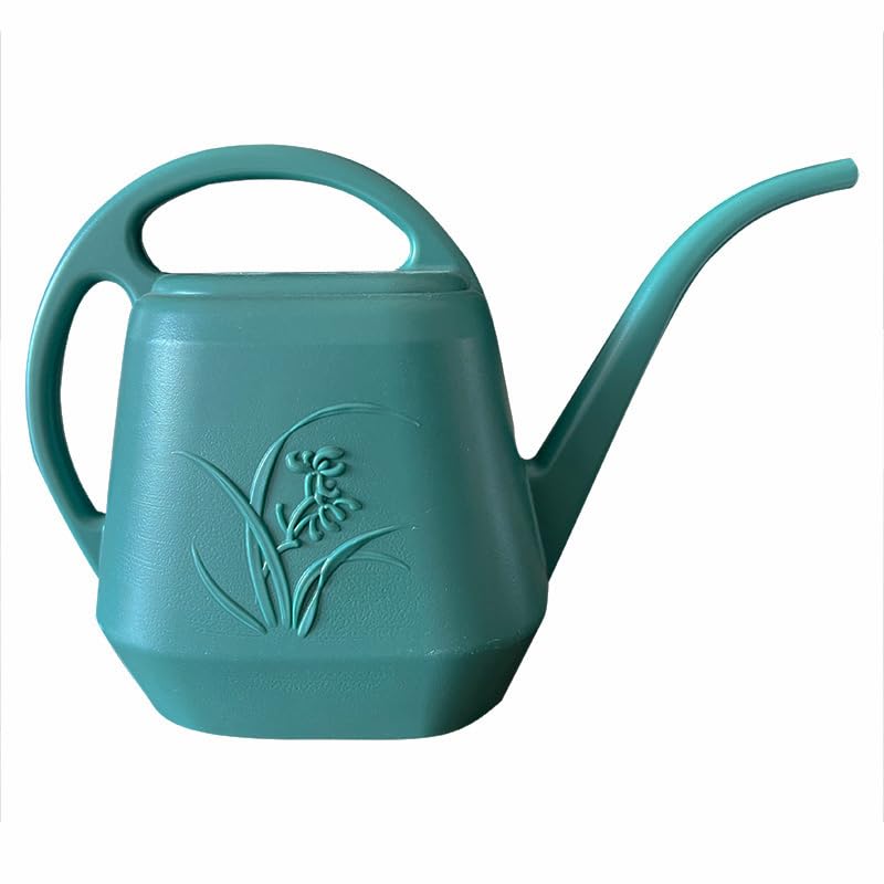 VKPLITE hand watering can green long-stem spout for precise watering of plants