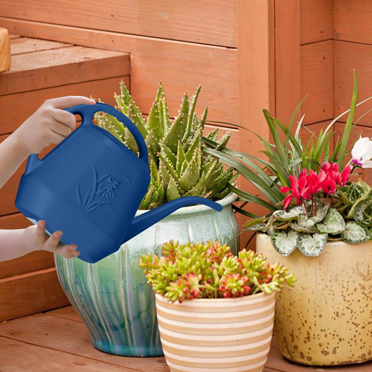 VKPLITE indoor and outdoor watering can suits houseplants and garden beds.