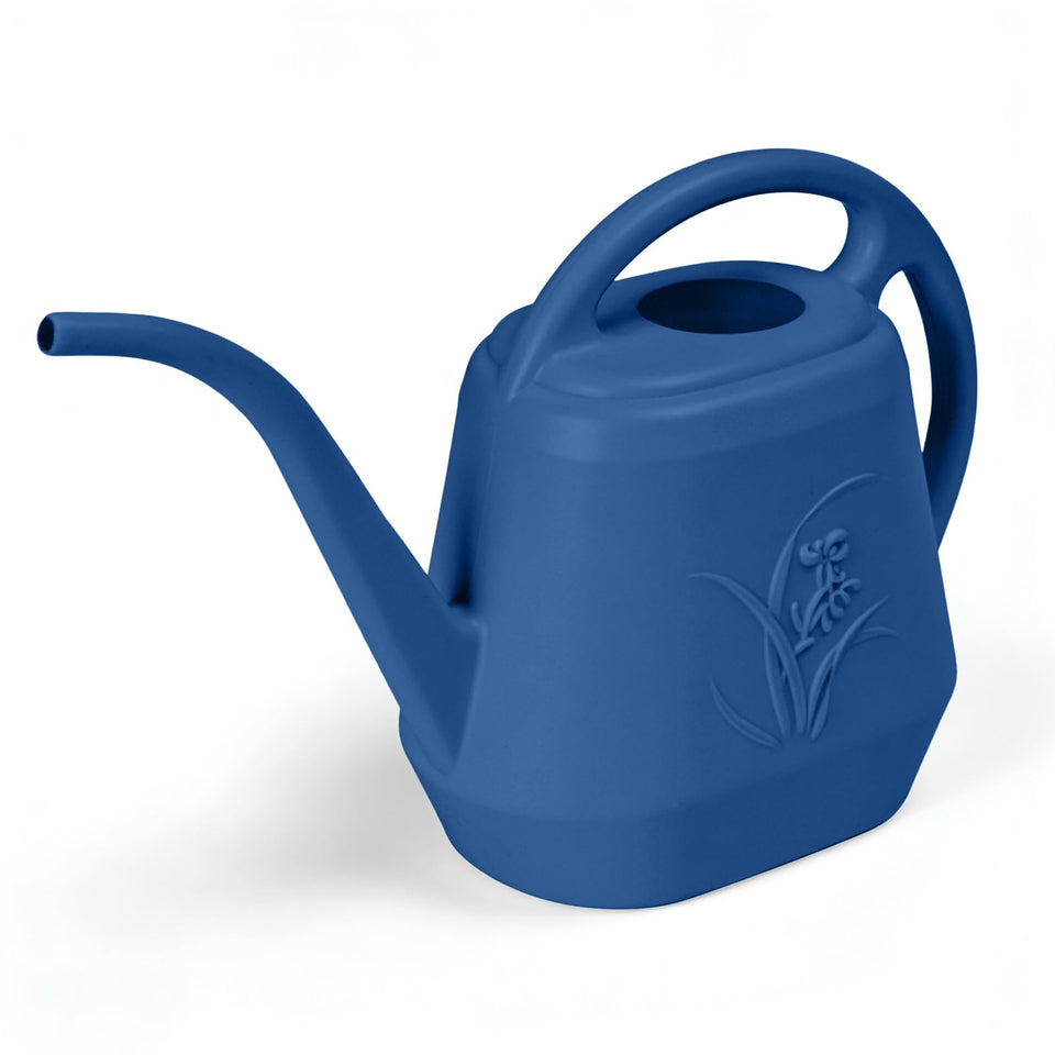 VKPLITE watering can with a long spout for precise watering in tight spaces.
