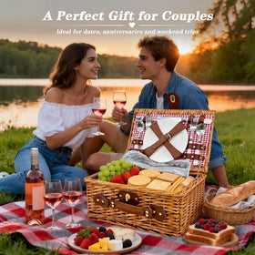 Vlaumiv picnic basket gift-ready, a thoughtful present for occasions.