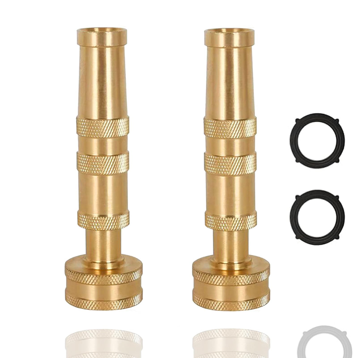 VNEIRSHAH brass adjustable twist nozzle for versatile spray patterns and control.