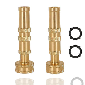 VNEIRSHAH brass adjustable twist nozzle for versatile spray patterns and control.