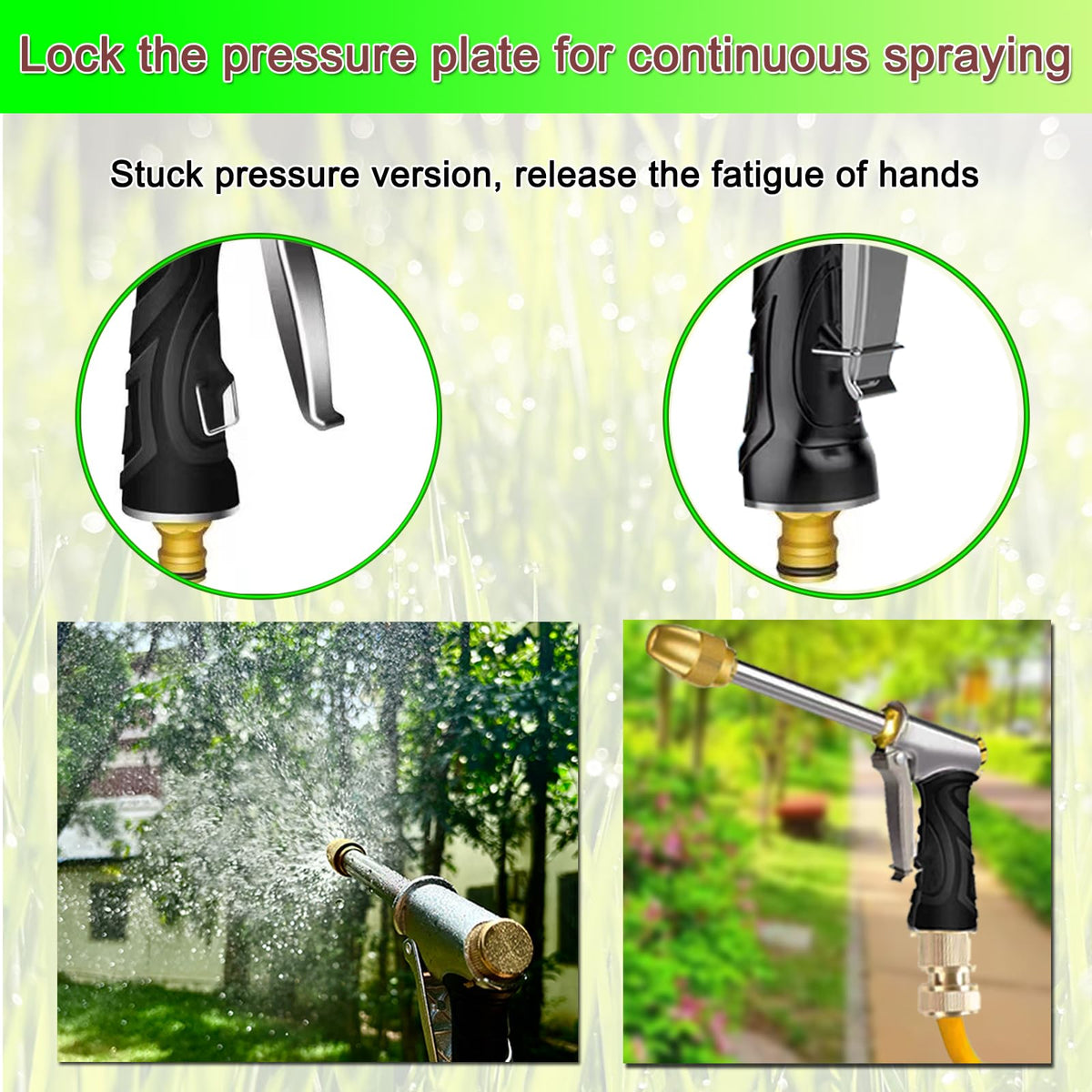 VNEIRSHAH labor-saving buckle reduces hand fatigue during spraying