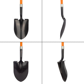 VNIMTI 56-inch shovel supports comfortable posture during extended use