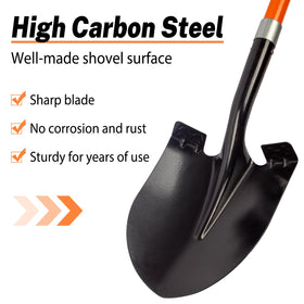 VNIMTI shovel 56-inch digging angle demonstrates strong leverage for tough soil