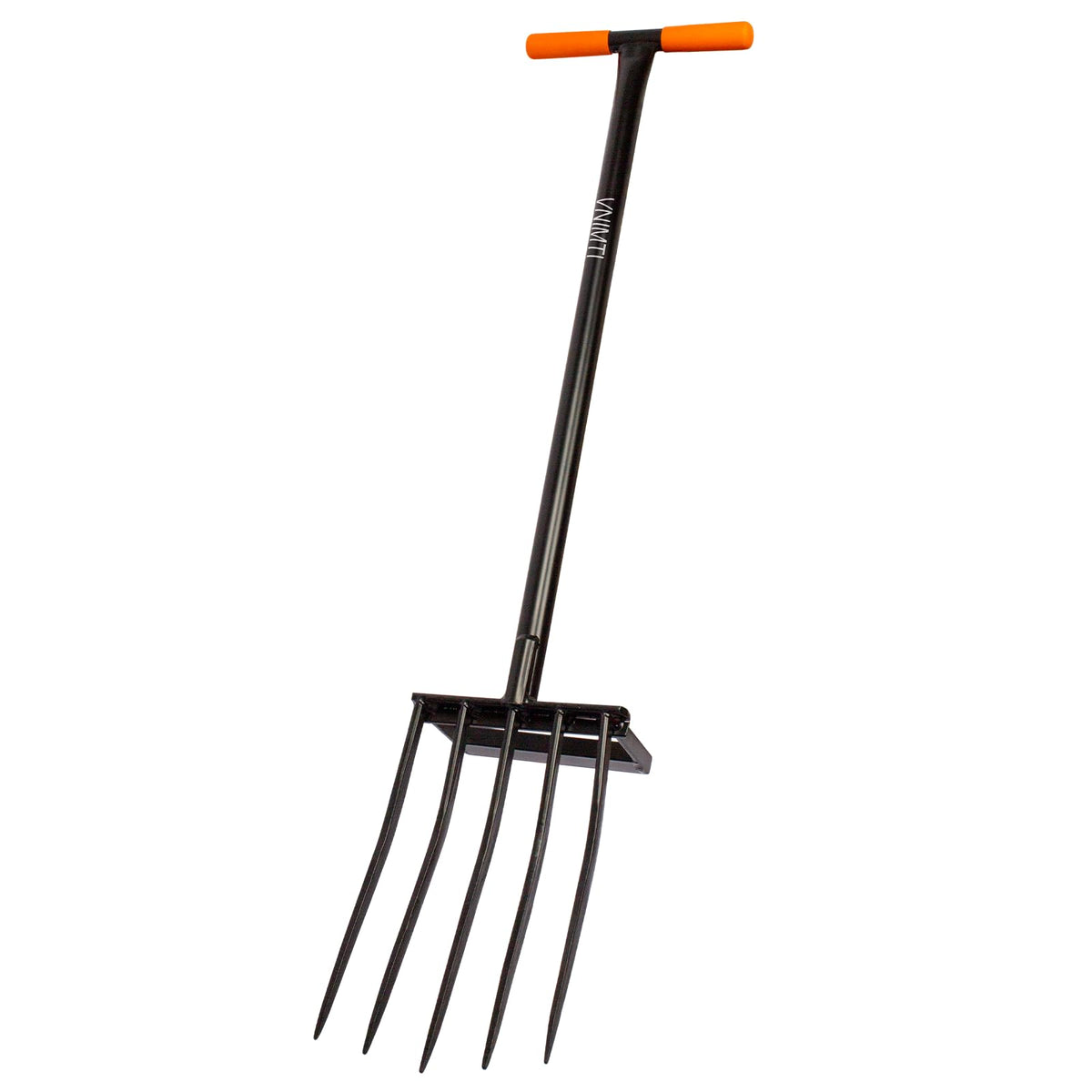 VNIMTI heavy-duty pitch fork with steel tines for tackling tough soil tasks.