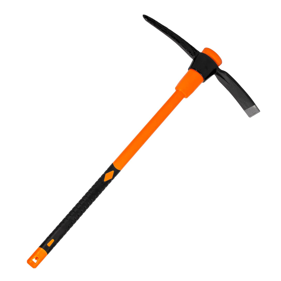 VNIMTI pick axe head close-up showing high manganese steel durability for tough soil.