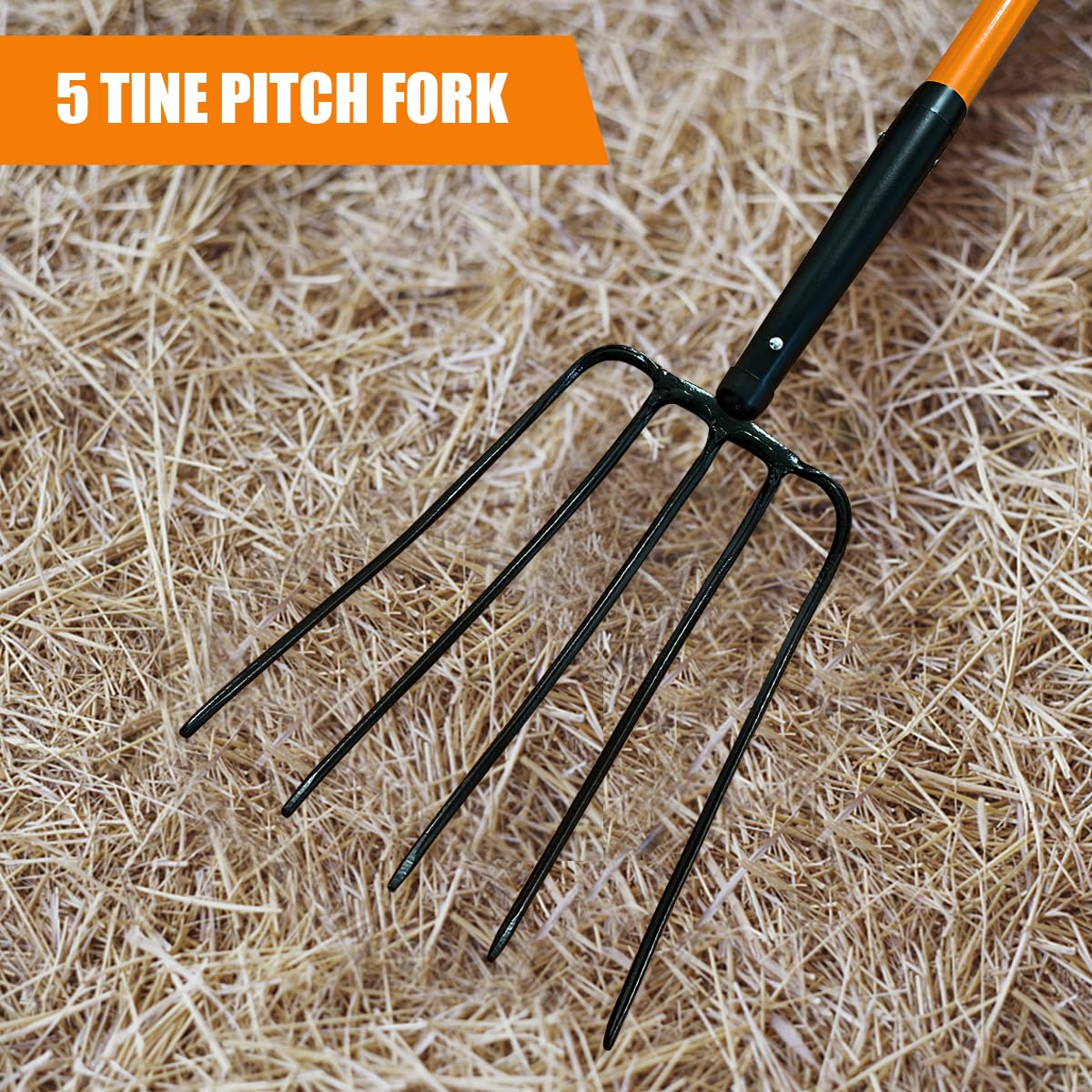VNIMTI Pitch Fork 58 inch length to reduce back strain