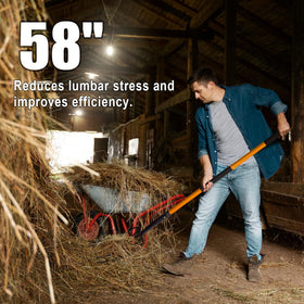VNIMTI Pitch Fork durable construction for heavy-duty garden work