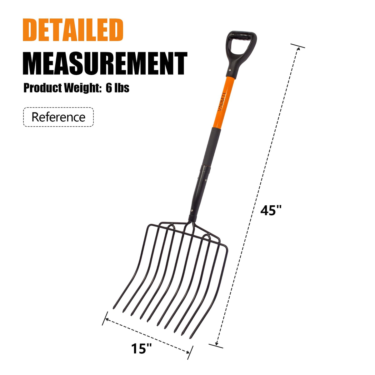 VNIMTI Pitch Fork heavy-duty bedding use demonstrates sturdiness