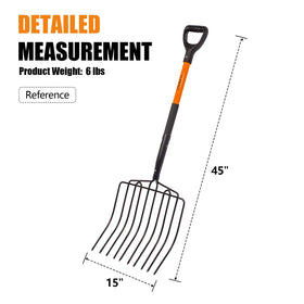 VNIMTI Pitch Fork heavy-duty bedding use demonstrates sturdiness