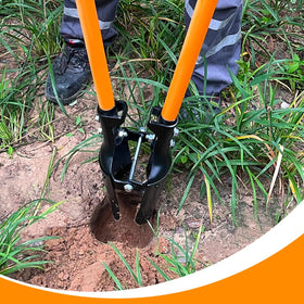 VNIMTI post hole digger ideal for digging holes for fencing and mailboxes.