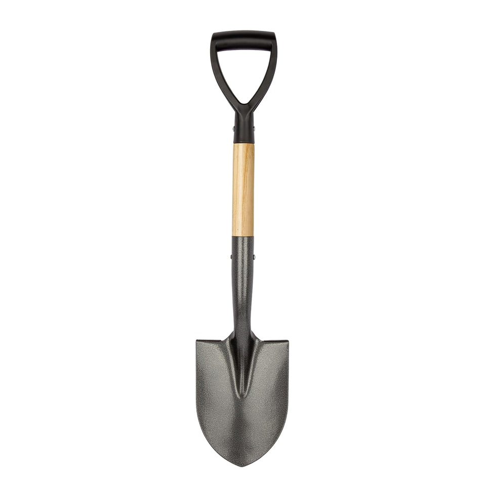 VNIMTI shovel round-blade close-up shows carbon-steel durability for tough soil.