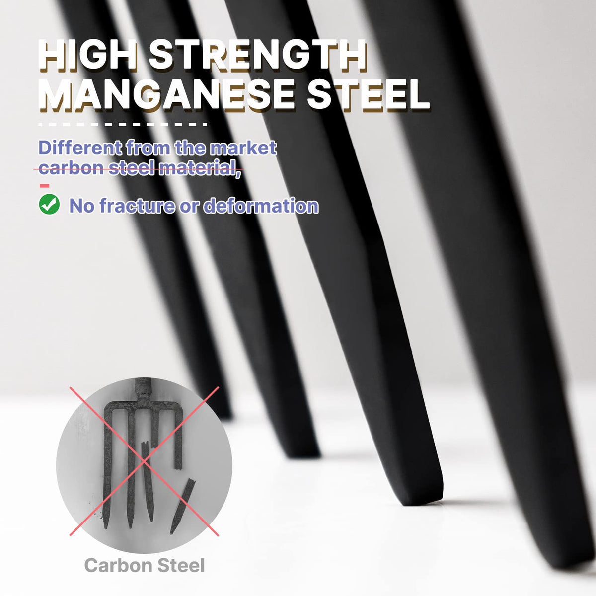 VNIMTI steel digging fork heavy-duty build for tough soil and rocky beds.