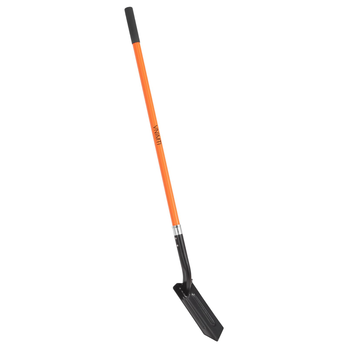 VNIMTI trench shovel at 56 inches, ideal for extended reach and reduced bending