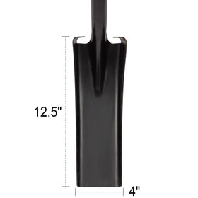VNIMTI shovel weight and balance support comfortable, extended use.