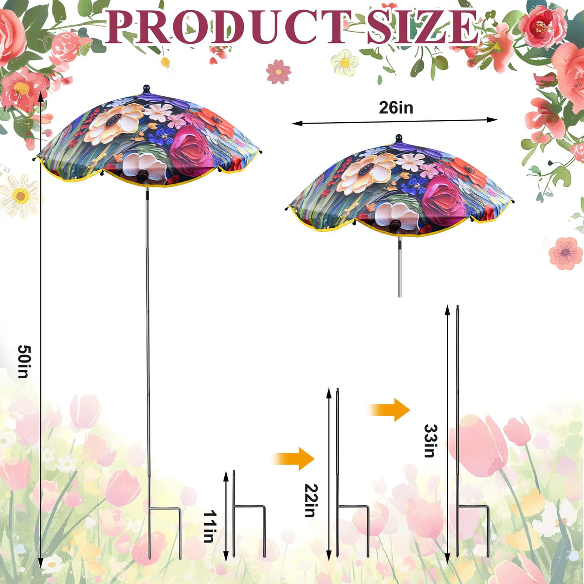 Voccos flower-pattern canopy detail adds color and shade for plants.
