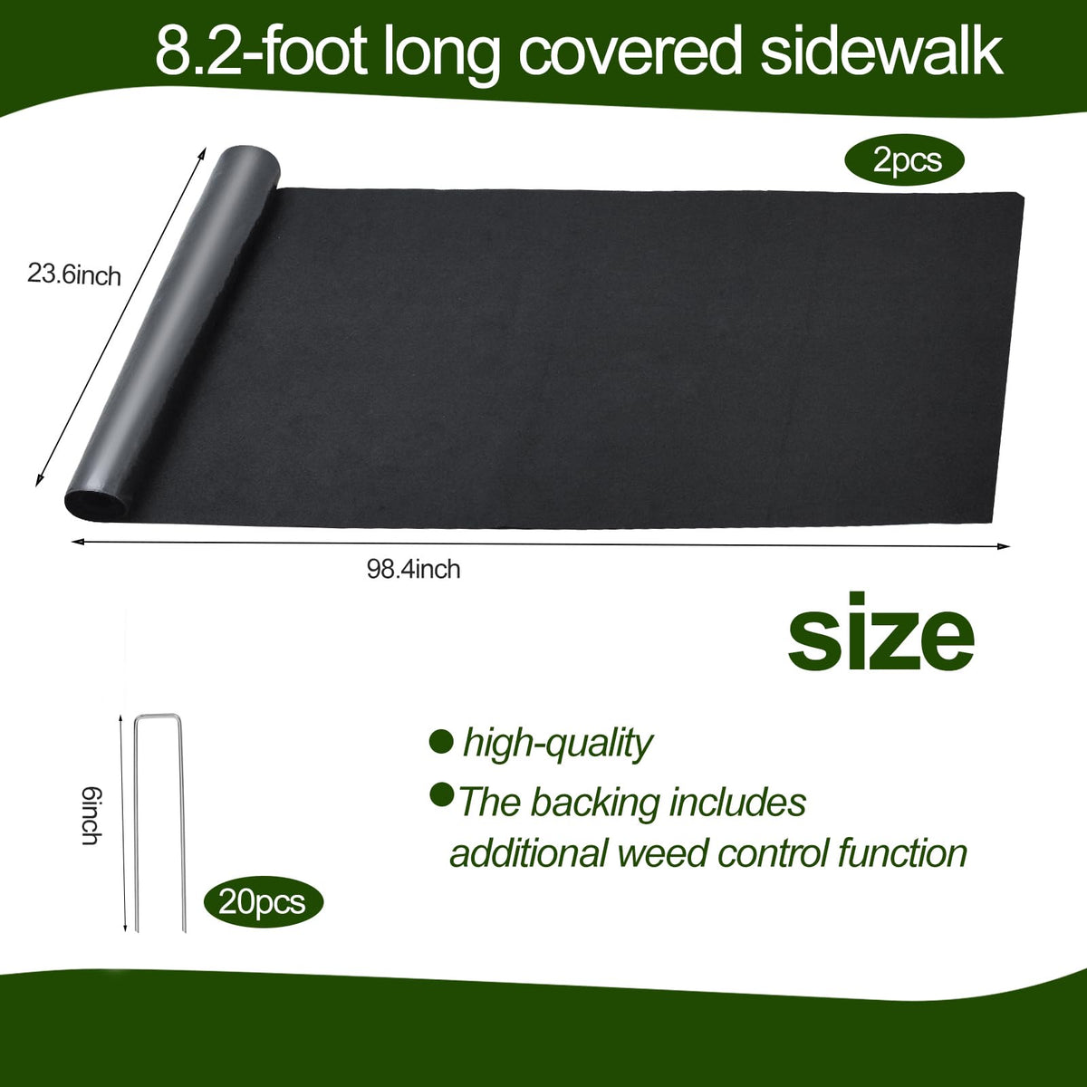 Voccos garden pathway installation shows easy cut to size design for custom layouts