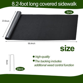 Voccos garden pathway installation shows easy cut to size design for custom layouts