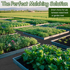 Voccos outdoor use mulch mat suitable for gardens patios and balconies