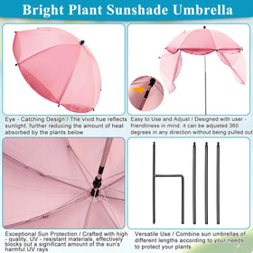 Voccos 26-inch canopy provides ample shade while keeping air around plants circulating.