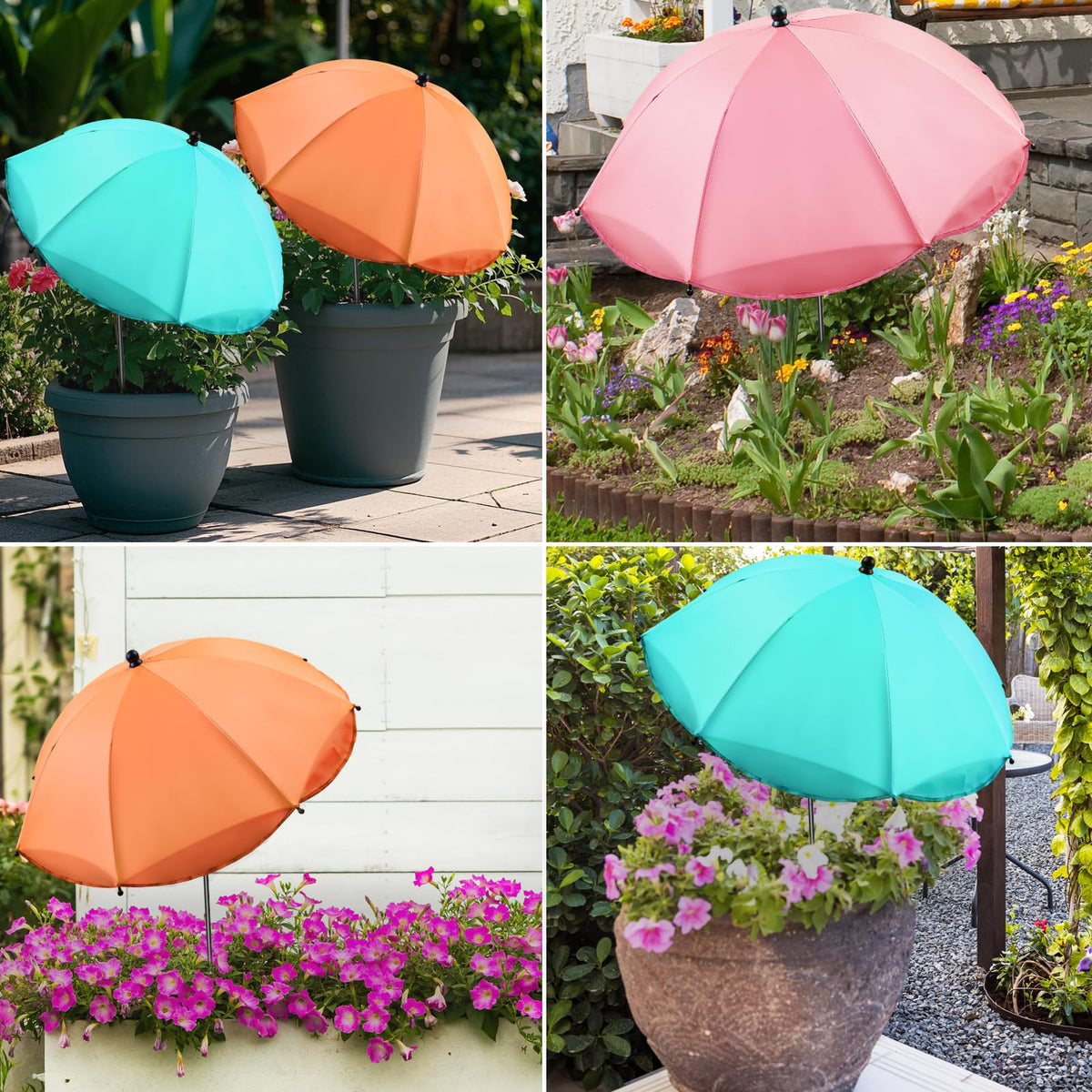 Voccos garden-bed shade umbrella ideal for seedlings, flowers, and small vegetables.