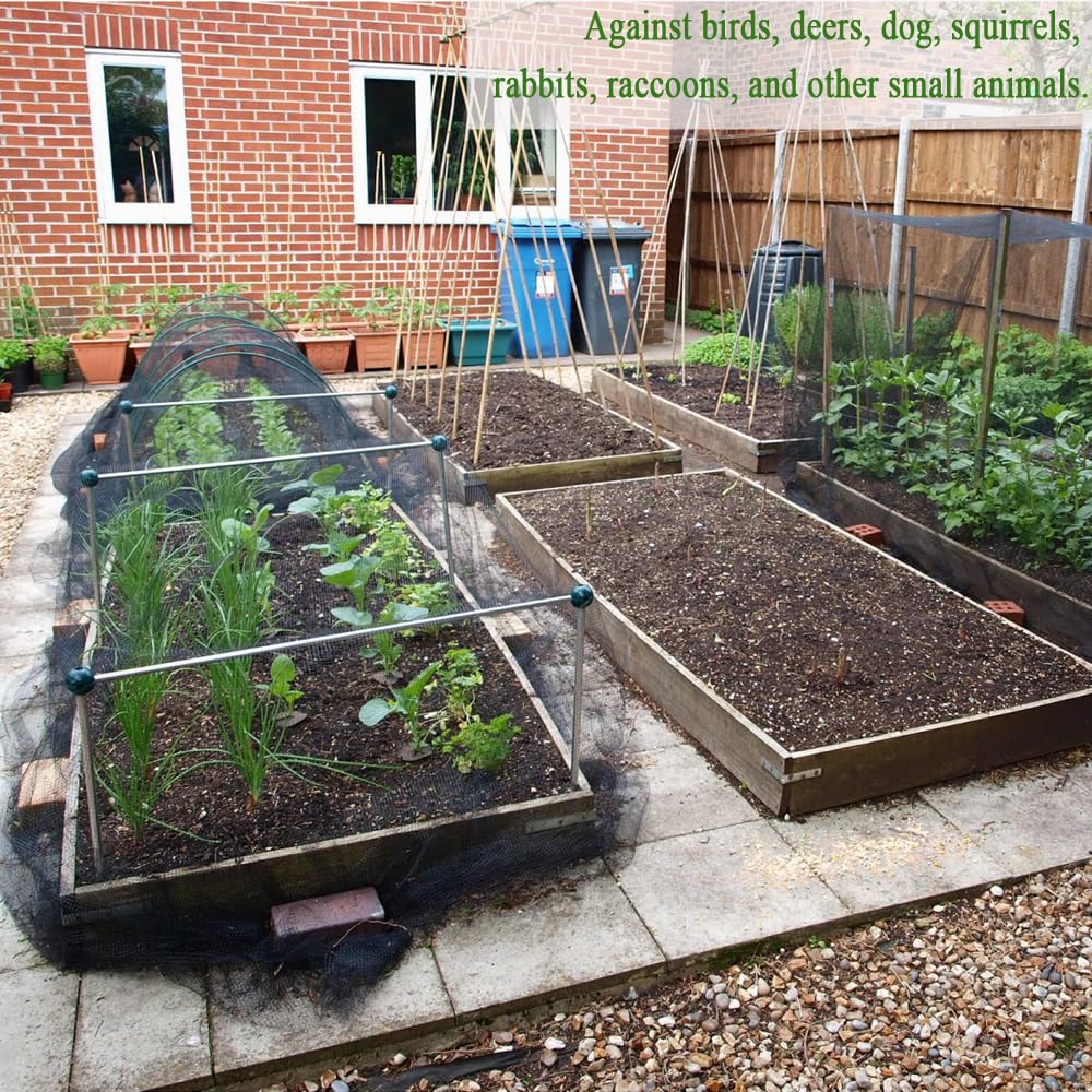 Vocray vegetable garden netting protects crops while preserving pollination.