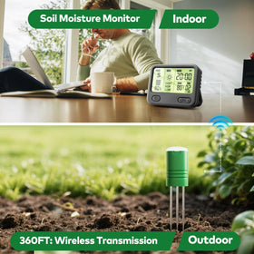 VODESON IPX5 probes withstand rain and dew for outdoor use.