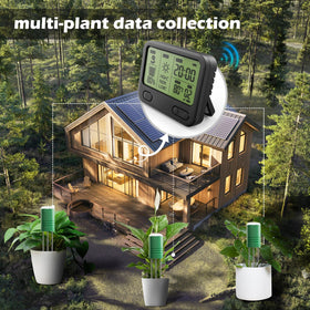 VODESON TDR sensor delivers precise soil moisture data across beds.