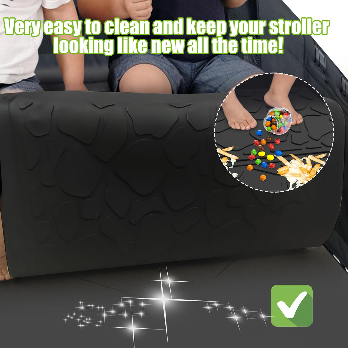 Vodolo silicone mat anti-scald design stays cool under sun