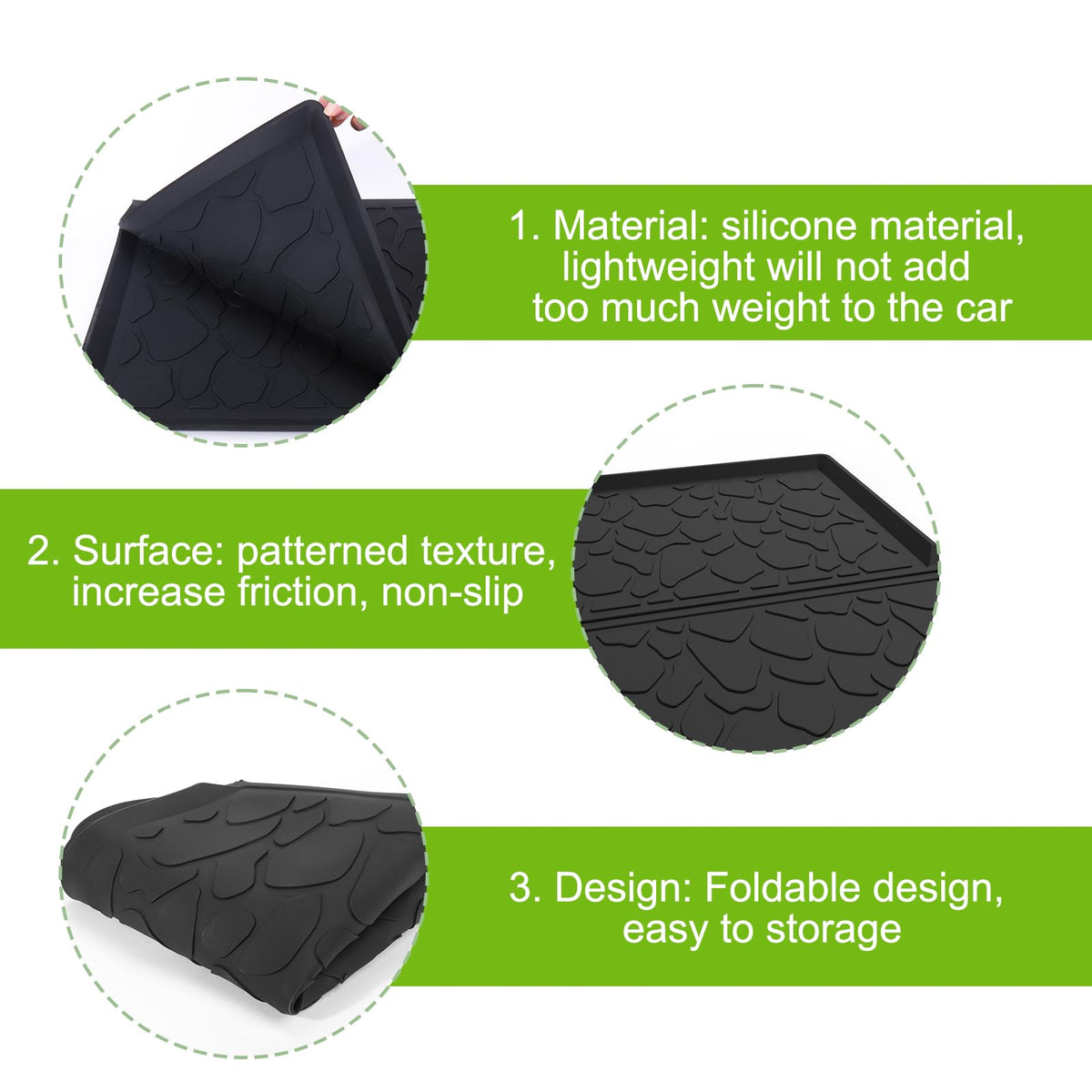 Vodolo silicone mat stays cool under sun for safe play