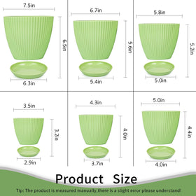 Vodotion light-green planters brightening interior spaces