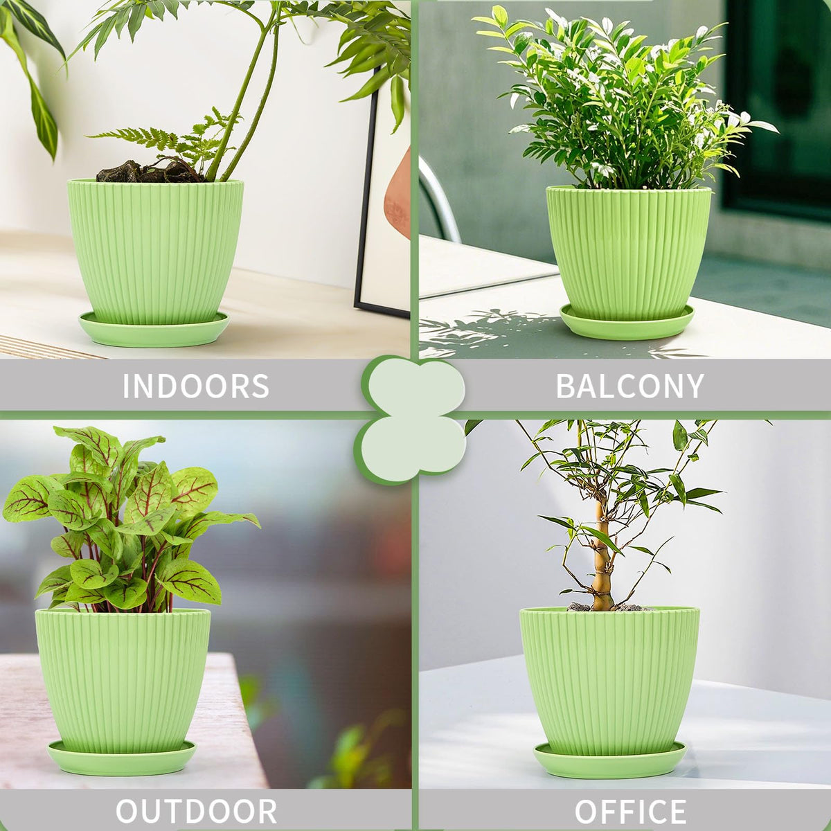 Vodotion pots highlighting drainage holes for root air circulation