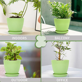 Vodotion pots highlighting drainage holes for root air circulation