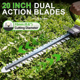 VOERJIA lightweight hedge trimmer enhances control during extended pruning sessions