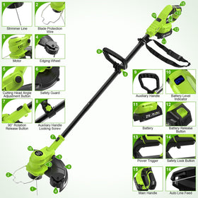 VOERJIA low noise motor delivers neighbor-friendly operation.